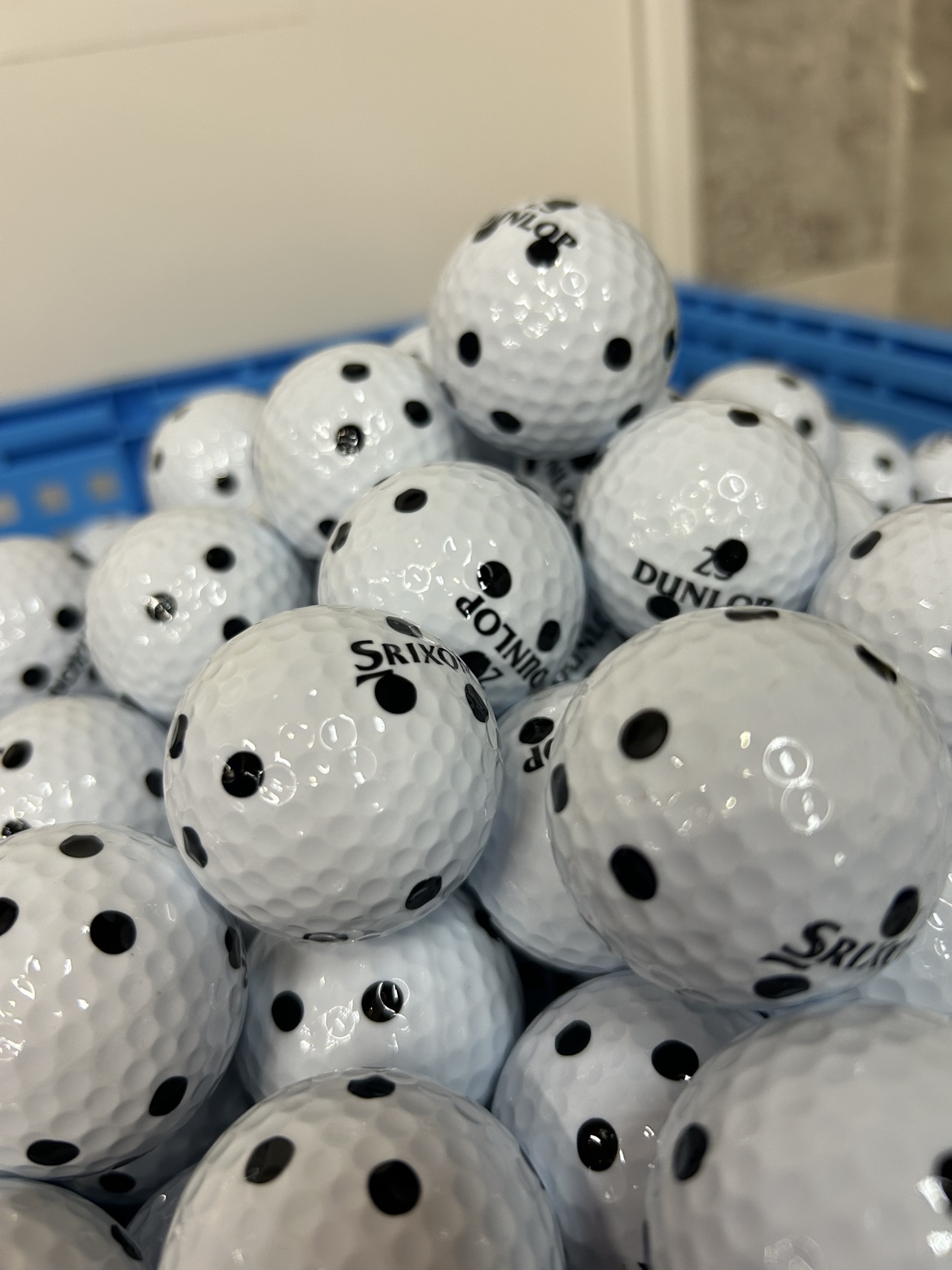 ゴルフボール　シミュレーション用ボール　多点加工