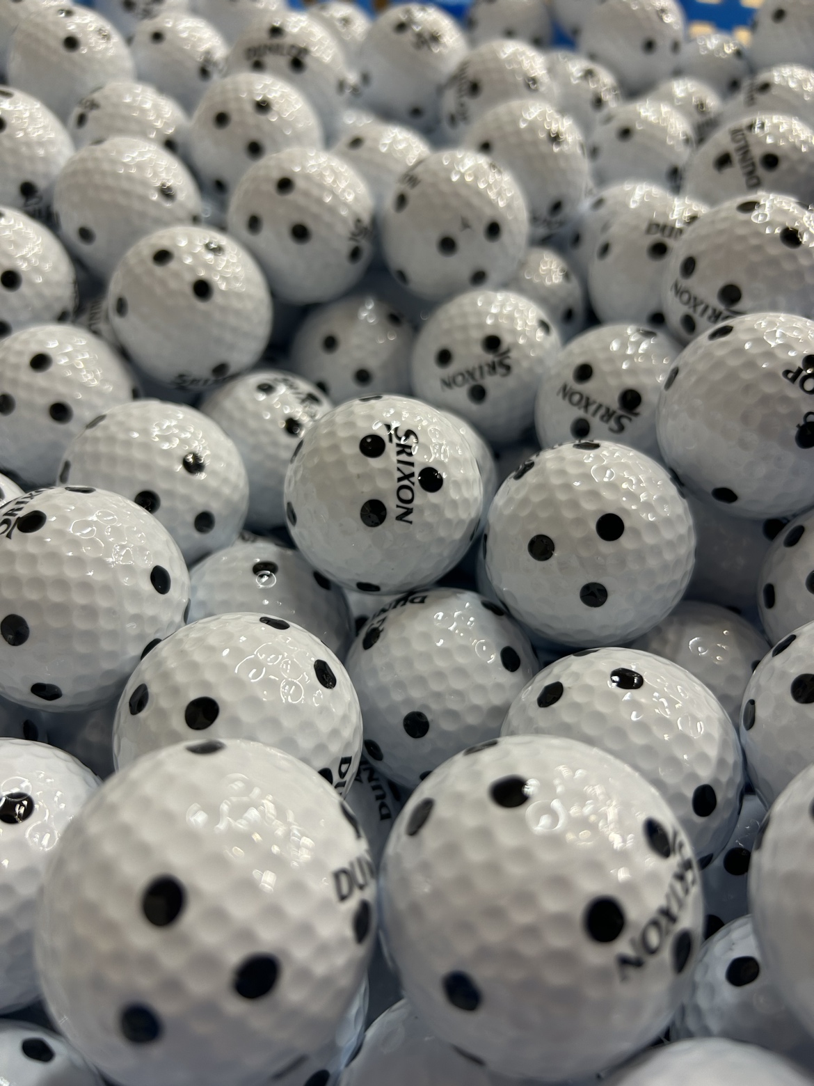 ゴルフボール　シミュレーション用ボール　多点加工