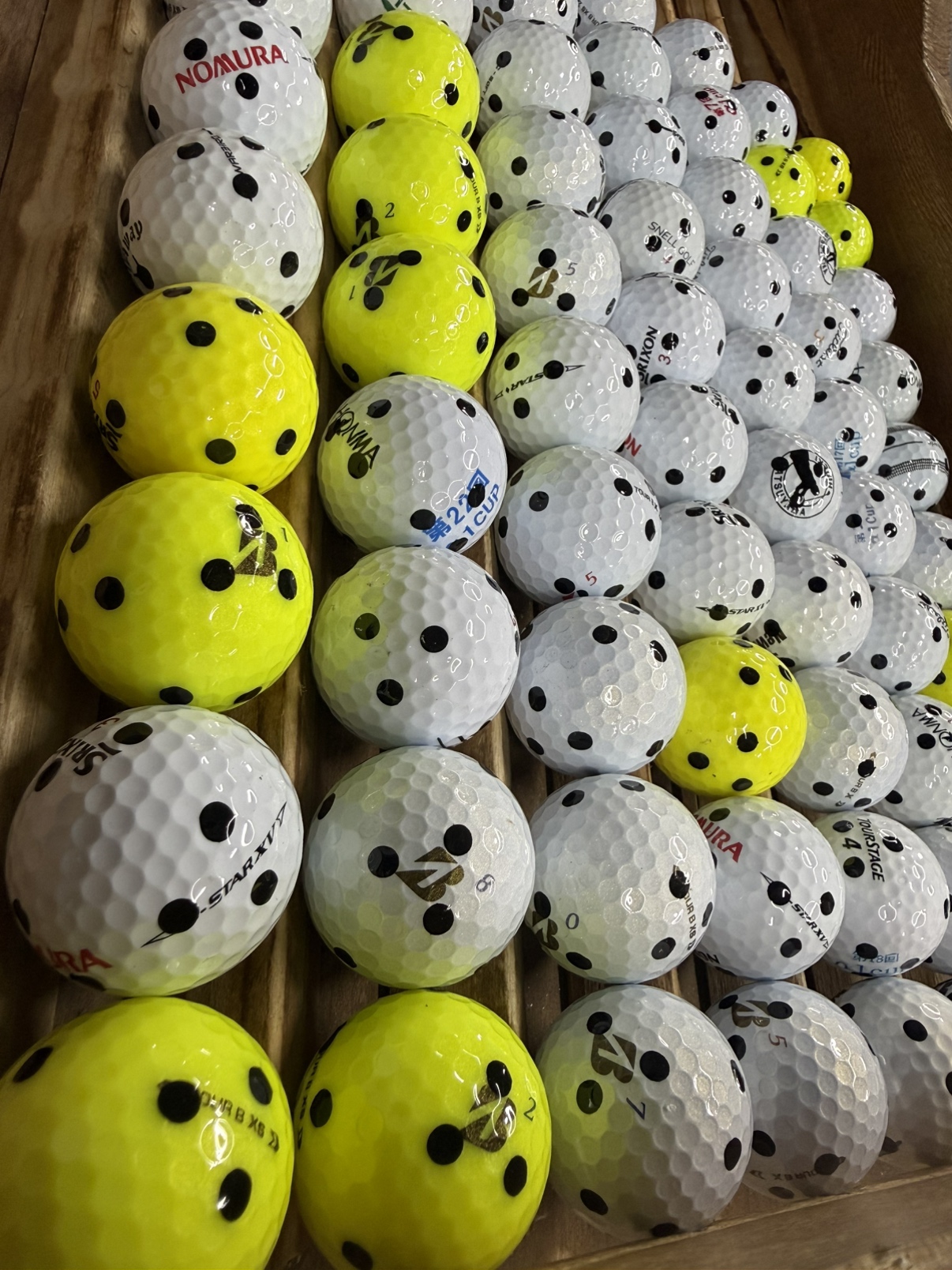 ゴルフボール シミュレーション用ボール 多点加工