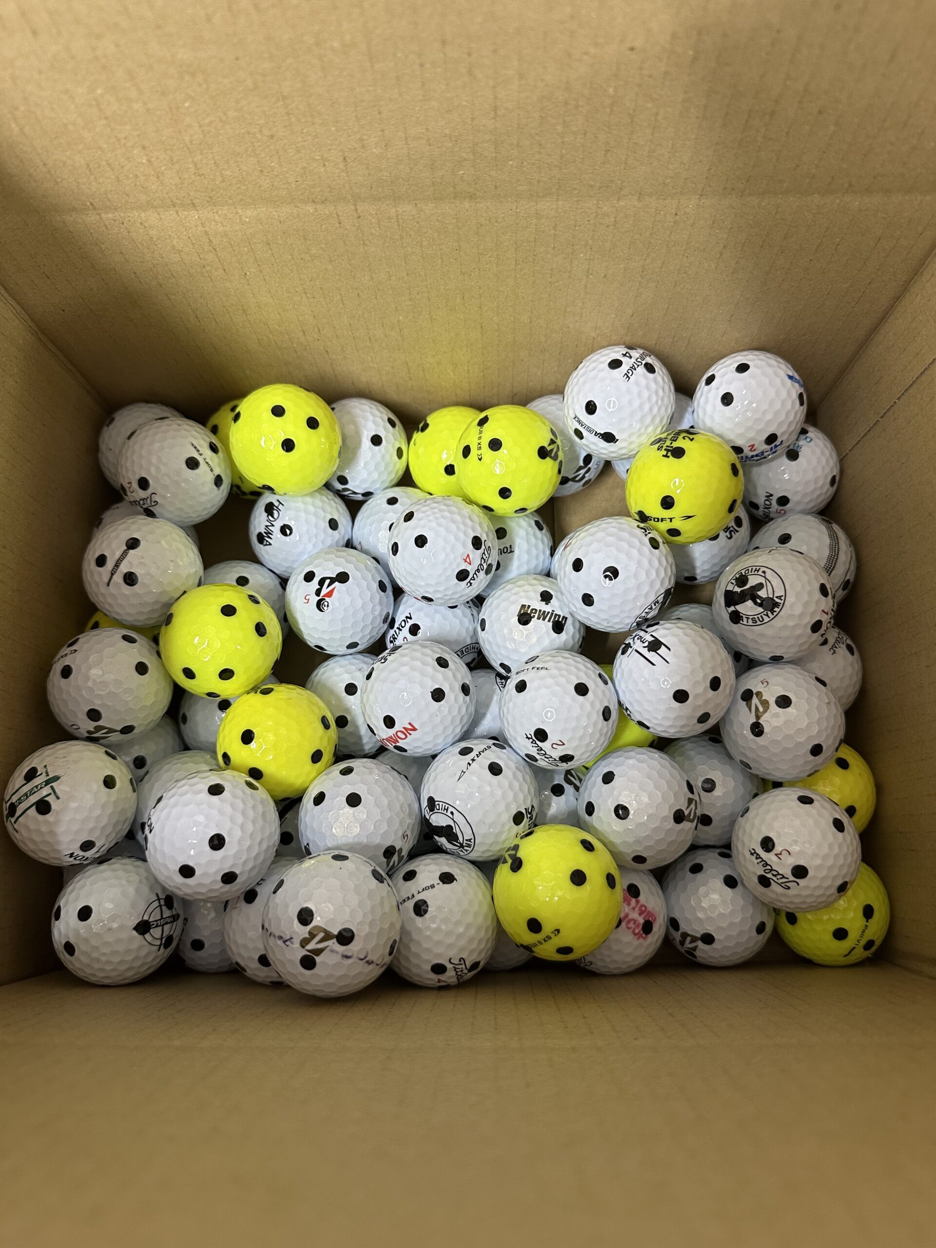 ゴルフボール シミュレーション用ボール 多点加工