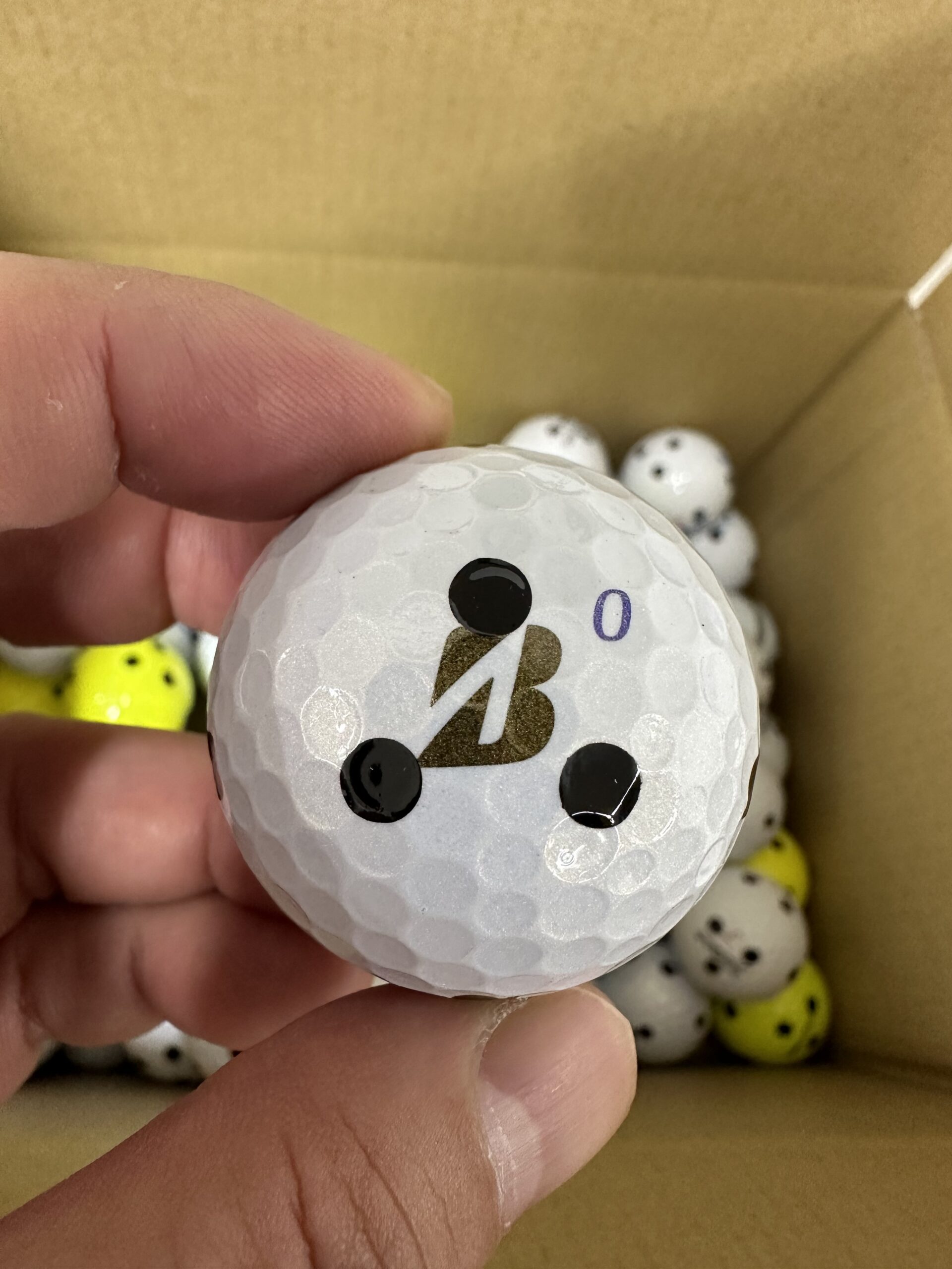 ゴルフボール シミュレーション用ボール 多点加工